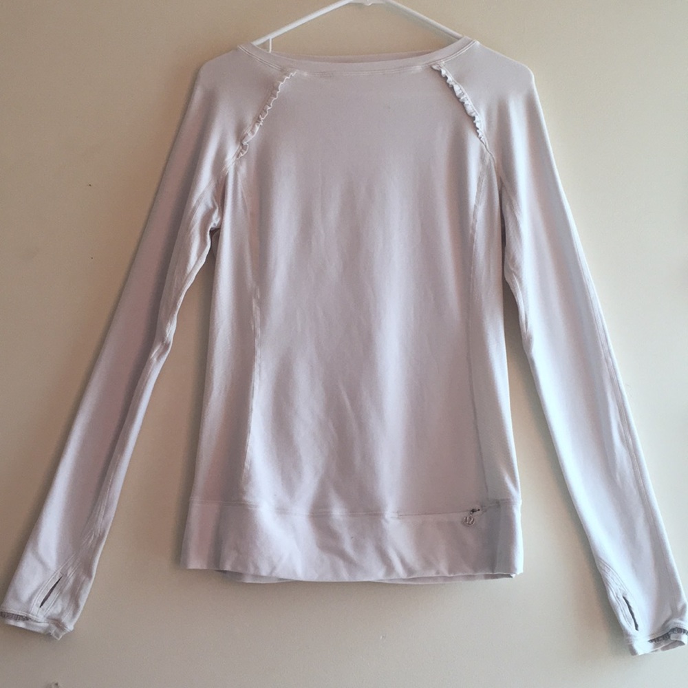 ⚡️MUST GO OR DELETING⚡️Lululemon white long sleeve